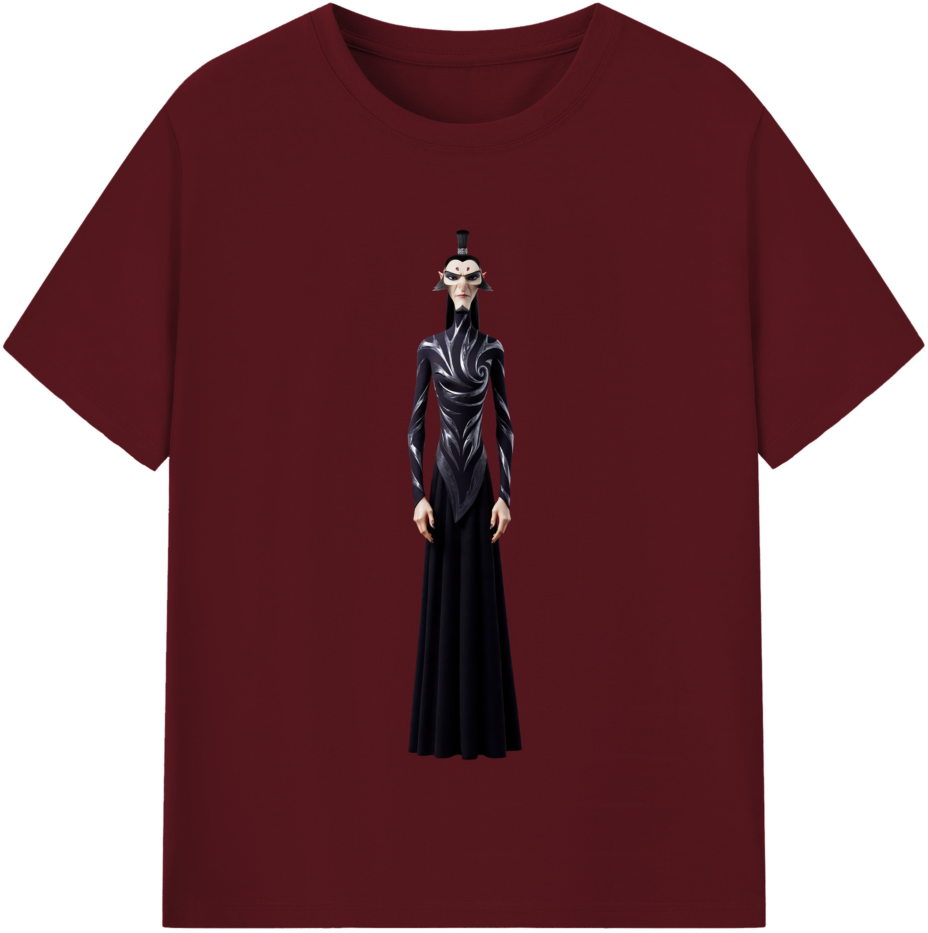 （画像用） Ne Zha 2 ナタ 魔童の大暴れ 綿100％半袖Tシャツ（フロントプリント）